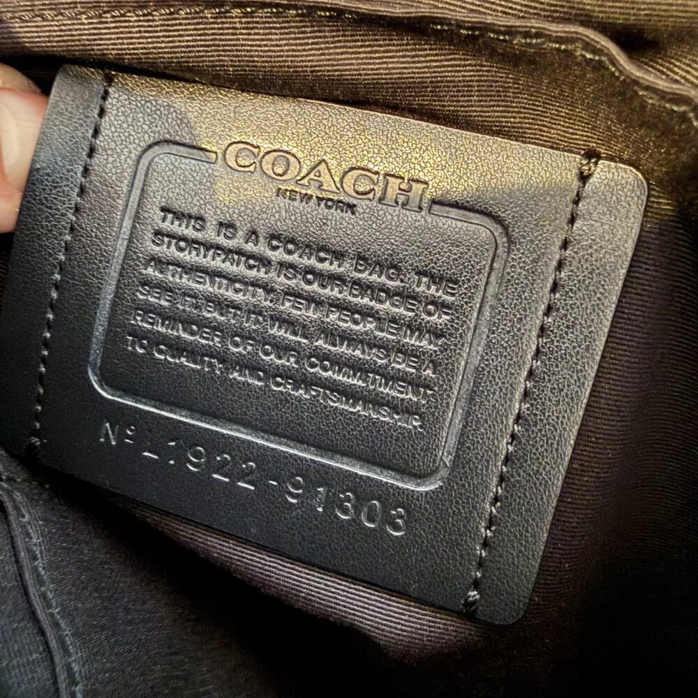 COACH Vintage Leather Shoulder Bag‎ L1922-91303